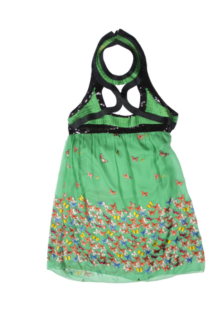 Max Studio Green Butterfly Dress